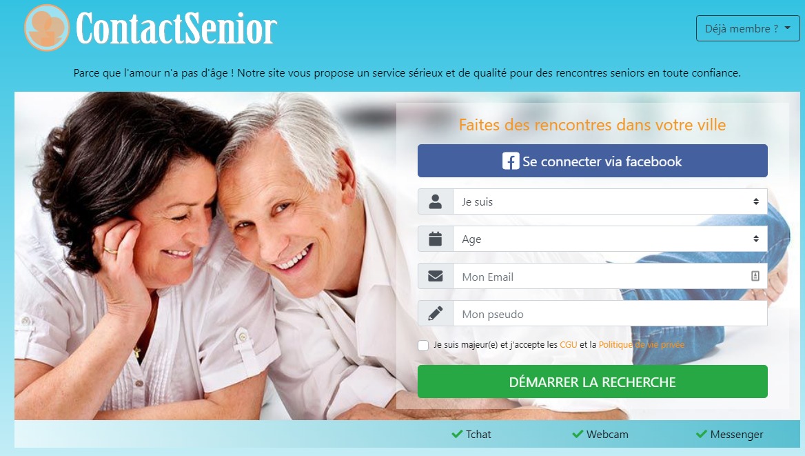site de rencontres Contact Senior
